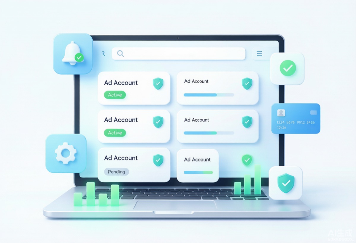 Meta ad account management dashboard